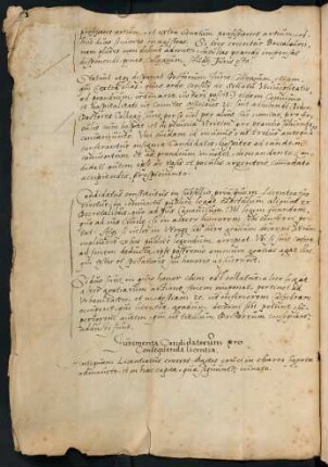 Juramenta Candidatorum pro Consequenda licentia.
