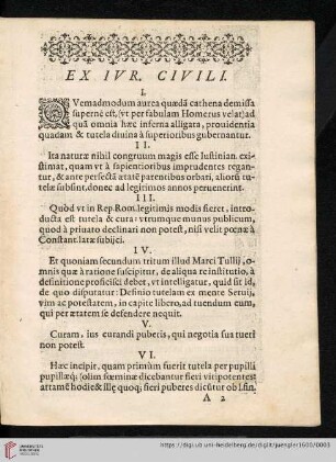 Ex Ivr. Civili (I. - LXX.)