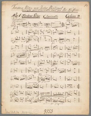 4 Dances, Arr, cl, HenK WoO 119/9 - BSB Mus.Schott.Ha 10308-2