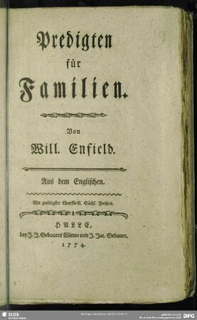 Predigten für Familien