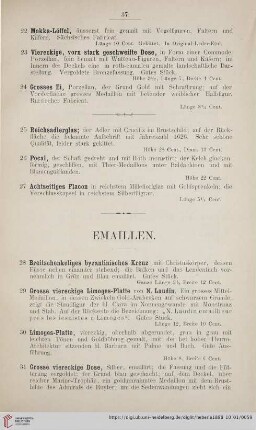 Emaillen (Nr. 28 - 59)