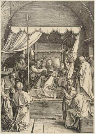 Marienleben, Blatt 18: Der Tod Mariens