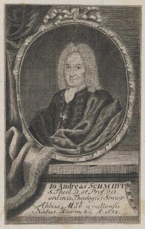 Bildnis des Io. Andreas Schmidt