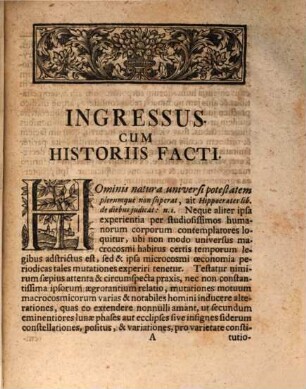 Henrici Reinholdi Weger, Med. D. Et Profess. Pvbl. In Acad. Regiomont. Dissertatio De Nonnvllorvm Hominvm Ephemeridibvs : Occasione Illivs Triti Ein Calender in den Gliedern, Et Exinde Orta Astrologia Medicorvm Ivdiciaria, Regiomonti MDCCXXI. D. XXVII. Mai. Habita
