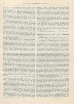 670-672 [Rezension] Wobbermin, Georg, Theologie und Metaphysik
