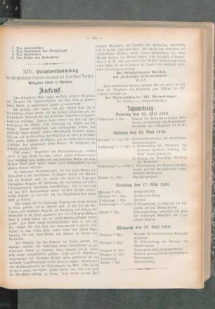 XIV. Hauptversammlung des Katholischen Lehrerverbandes des Deutschen Reiches : Pfingsten 1910 in Bochum