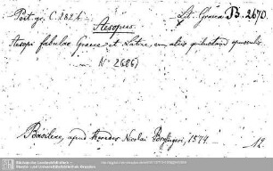 Literatura Graeca B 2670