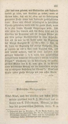 231-238 Biblische Geographie