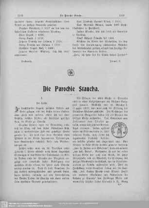 Die Parochie Staucha