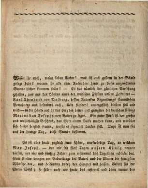 Kurze Anrede an die Knaben und Mädchen der obern Stadtpfarrschule beym feyerlichen Kindergottesdienste : den 27ten May 1810