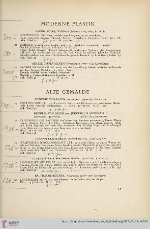 Moderne Plastik (Nr. 100-102)