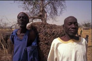 Gambia. Dorfaelteste im Dorf Wassu