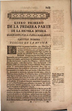 Escuela musica : segun la practica moderna, 1