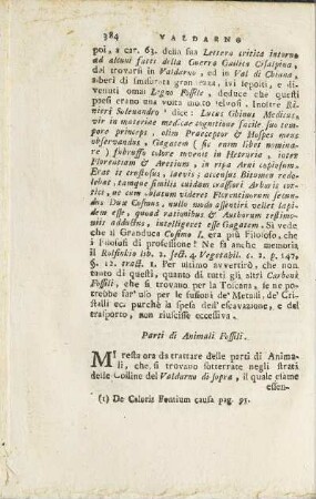 Parti di Animali Fossili.