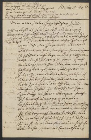Brief an Charles Voss : 12.12.1864