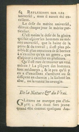 De la Nature & du Urai.