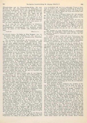 661-663 [Rezension] Gradwohl, Roland, Die Farben im Alten Testament