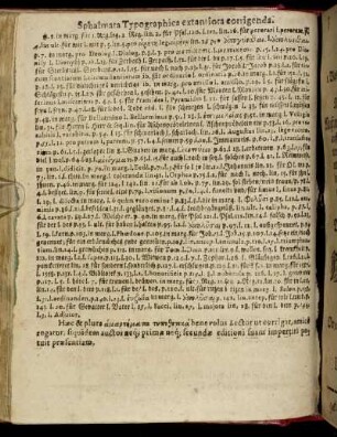 Sphalmata Typographica extantiora corrigenda