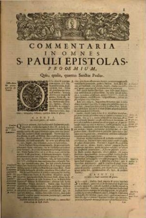 R. P. Corn. Cornelii A Lapide È Societate Jesu, ... Commentarius In Omnes Divi Pauli Epistolas