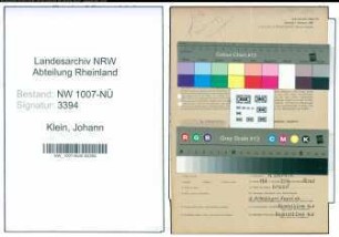 Entnazifizierung Johann Klein , geb. 17.02.1902 (Arbeiter)