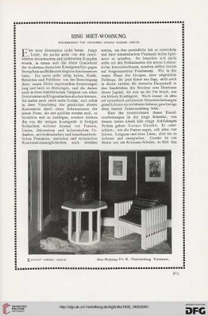 Eine Miet-Wohnung: eingerichtet von Architekt Gustav Goerke - Berlin