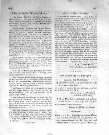 Uebersetzungs - Anzeige.