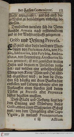 Golfo und Vestung Prevesa