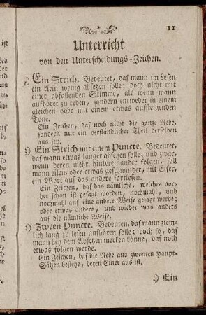 Unterricht von den Unterscheidungs-Zeichen