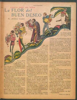 La flor del buen deseo : Cuento para los niños