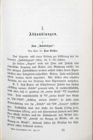 489-503 Zum "Jakobssegen"