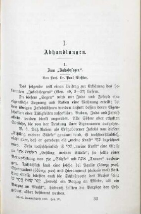 489-503 Zum "Jakobssegen"
