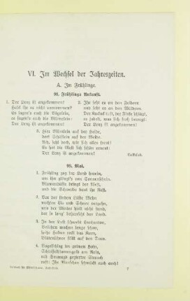 VI. Im Wechsel der Jahreszeiten