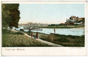 Meißen. Blick von der Knorre