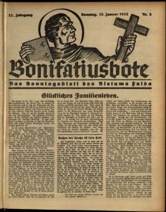 Ausgabe vom Sonntag, den 13. Januar 1935.