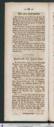 Die vier Jahrszeiten.