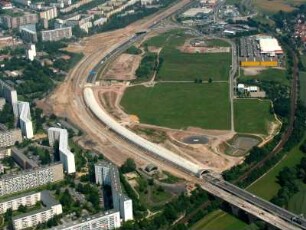 Jena : BAB A 4, Lobdeburg Tunnel