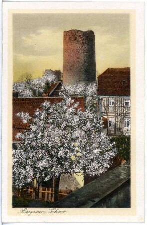 Kohren. Burgruine