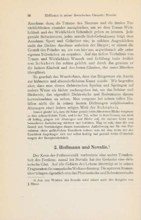 2. Hoffmann und Novalis