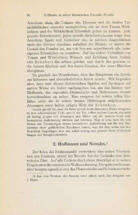 2. Hoffmann und Novalis
