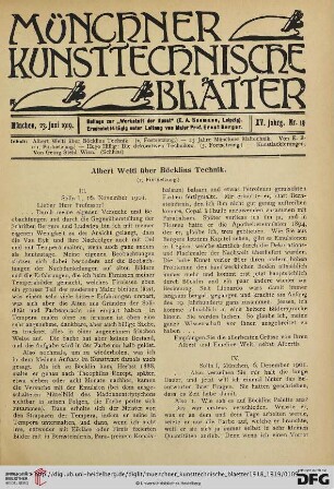 15: Albert Welti über Böcklins Technik [3]