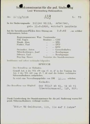 Müller, Willi