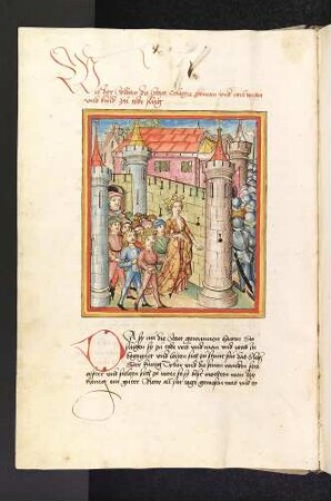 Einnahme der Stadt Collongnie und Flucht von Königin und Kindern