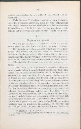 § 4. Negotiorum gestio.