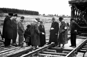 Malmsheim Rankbachbrücke 2022 Baustelle Bautrupp Schienenstoß