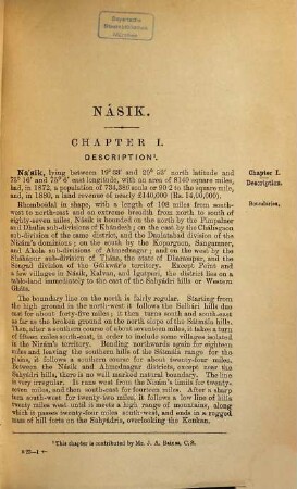 Gazetteer of the Bombay Presidency : Under Government Orders, Volume XVI.. Nàsik