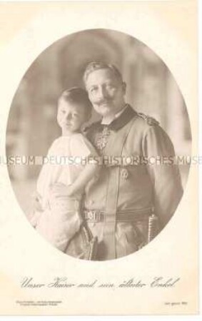 Wilhelm II. mit seinem Enkel Wilhelm
