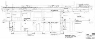 Böblingen: Schnitt durch Schalterhalle, Plan Nr.34 Empfangsgeb.