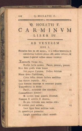 Carminvm Liber IV.