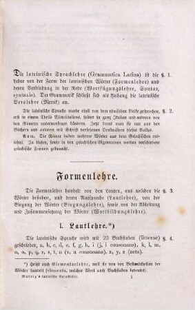 Lateinische Sprachlehre für Schulen
