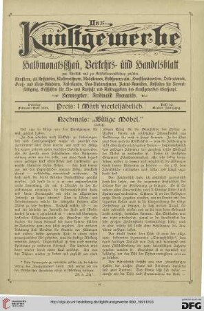 2. Februar-Heft 1891